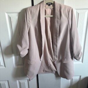Express light pink oversized blazer